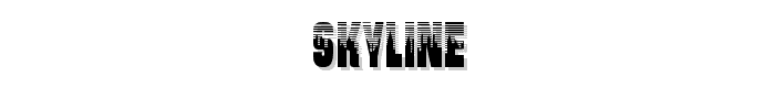 Skyline font