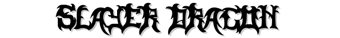 Slayer%20Dragon font