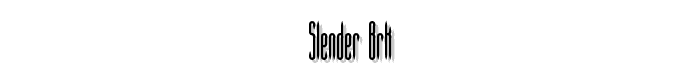 Slender%20BRK font