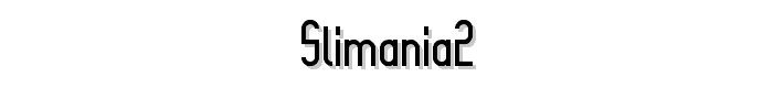 Slimania2 font
