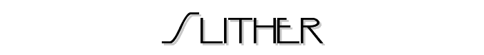 Slither font