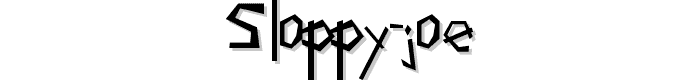 Sloppy%20Joe font