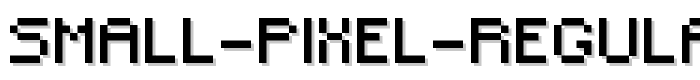 Small Pixel Regular font