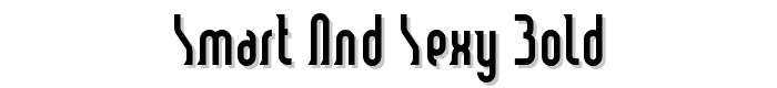 Smart and Sexy Bold font