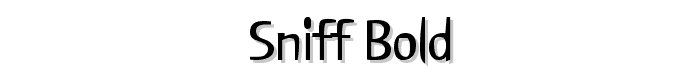 Sniff%20Bold font