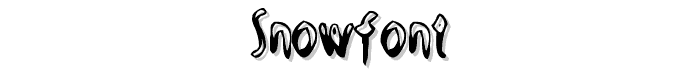 SnowFont font