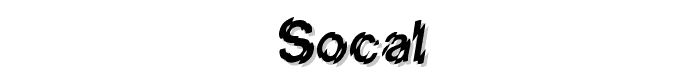SoCal font
