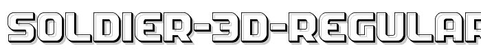 Soldier%203D%20Regular font