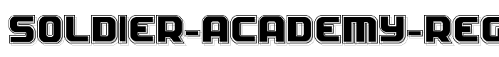 Soldier Academy Regular font