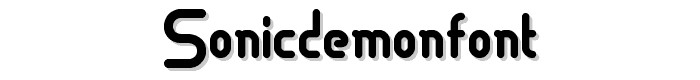 SonicDemonFont font