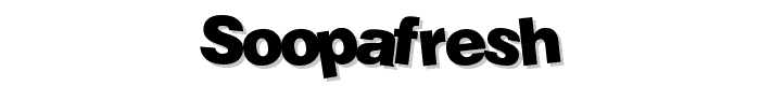 Soopafresh font