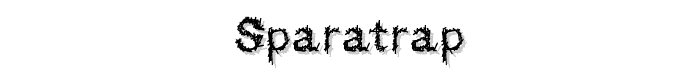 Sparatrap font