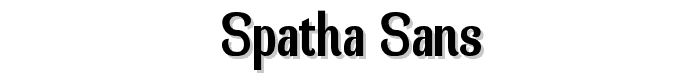 Spatha%20Sans font