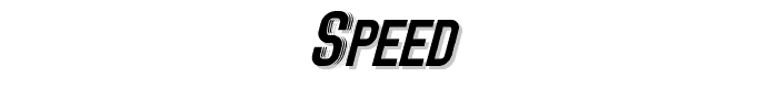 Speed+ font