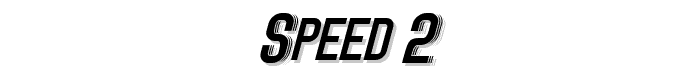 Speed+2 font