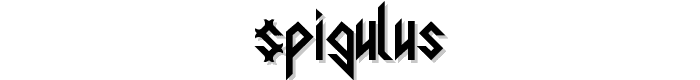 Spigulus font