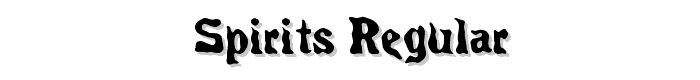 Spirits%20Regular font