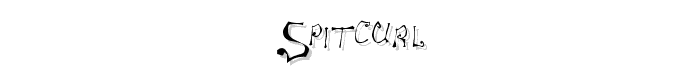SpitCurl font