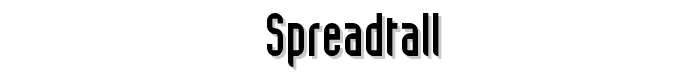 SpreadTall font