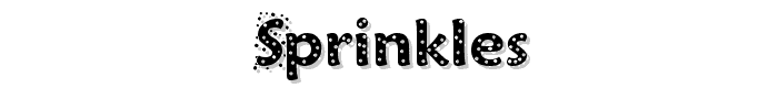 Sprinkles font