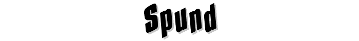 Spund font