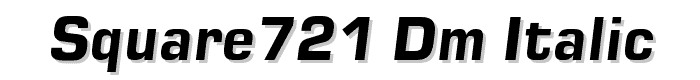 Square721%20Dm%20Italic font