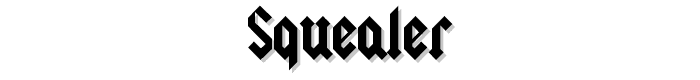 Squealer font