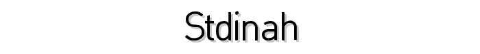 StDinah font