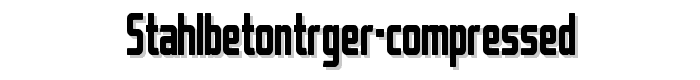 Stahlbetontrger-Compressed font
