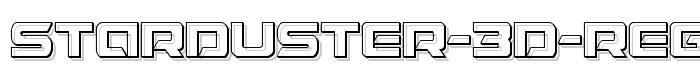 Starduster%203D%20Regular font