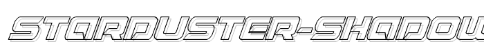 Starduster Shadow Italic font