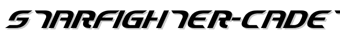 Starfighter Cadet Italic font