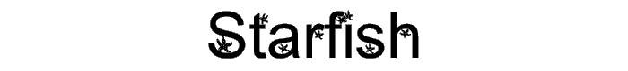 Starfish font