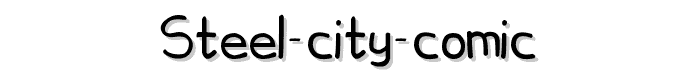 Steel%20City%20Comic font