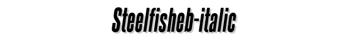 SteelfishEb-Italic font