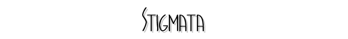Stigmata font
