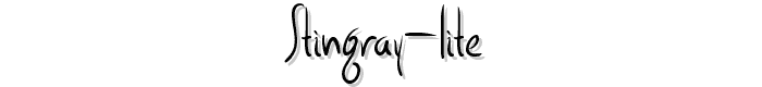 Stingray%20Lite font