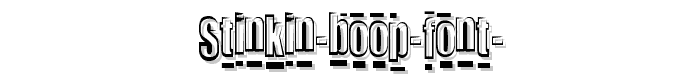 Stinkin Boop Font  font