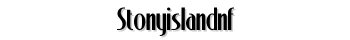 StonyIslandNF font