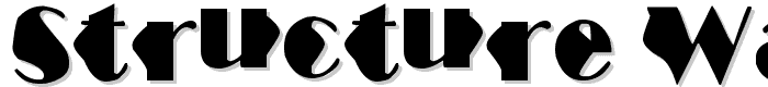 Structure Wave font