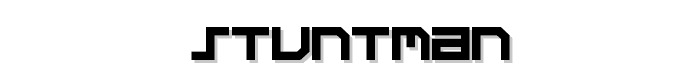Stuntman font