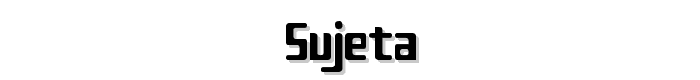 Sujeta font