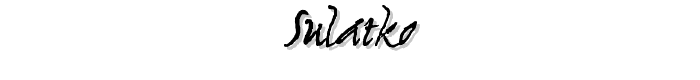 Sulatko font