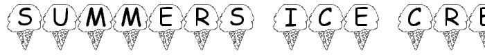 Summer s Ice Cream font
