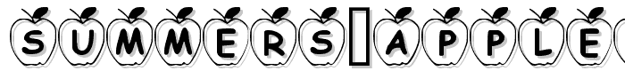 Summers Apples font