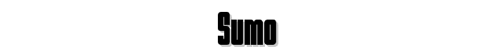 Sumo font