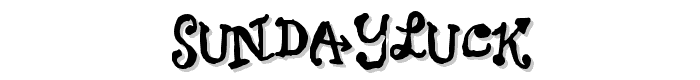 A preview of the Sundayluck font
