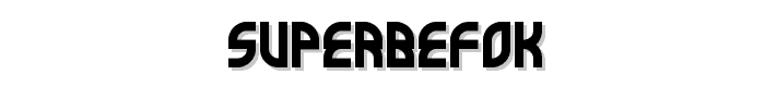 SuperBefok font