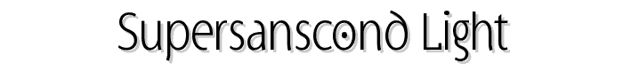 SuperSansCond%20Light font