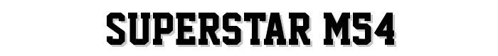 Superstar%20M54 font